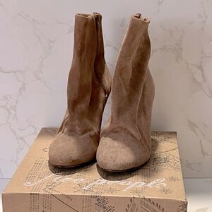 NEW! Free People Suede Heel Boots